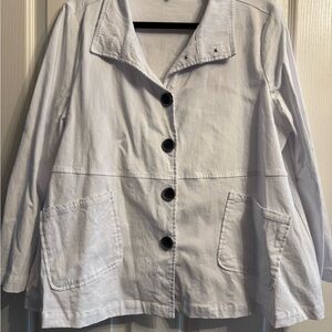Habitat Women's White Jean Utility Jacket